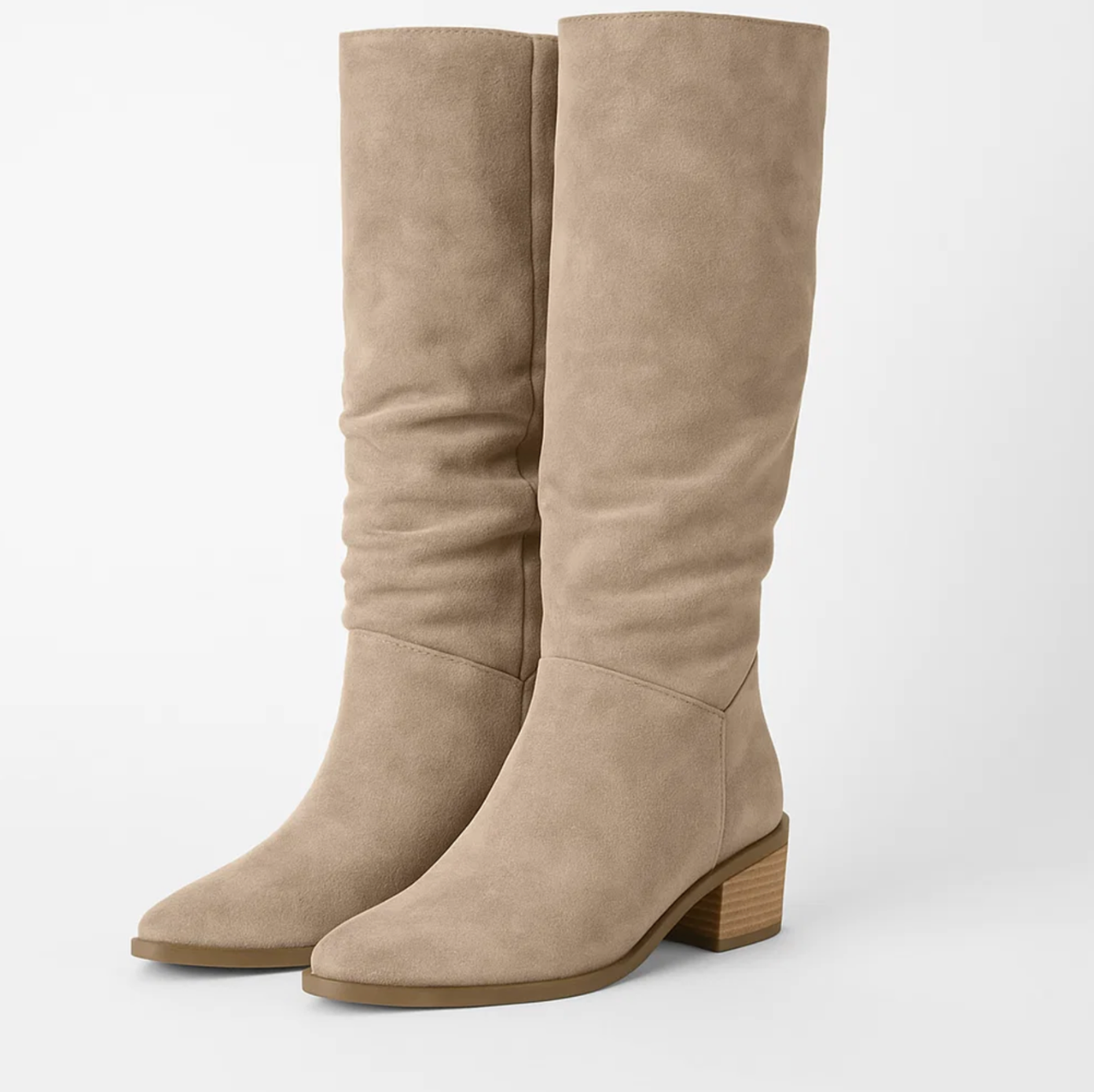 Aksamitne wysokie buty 4