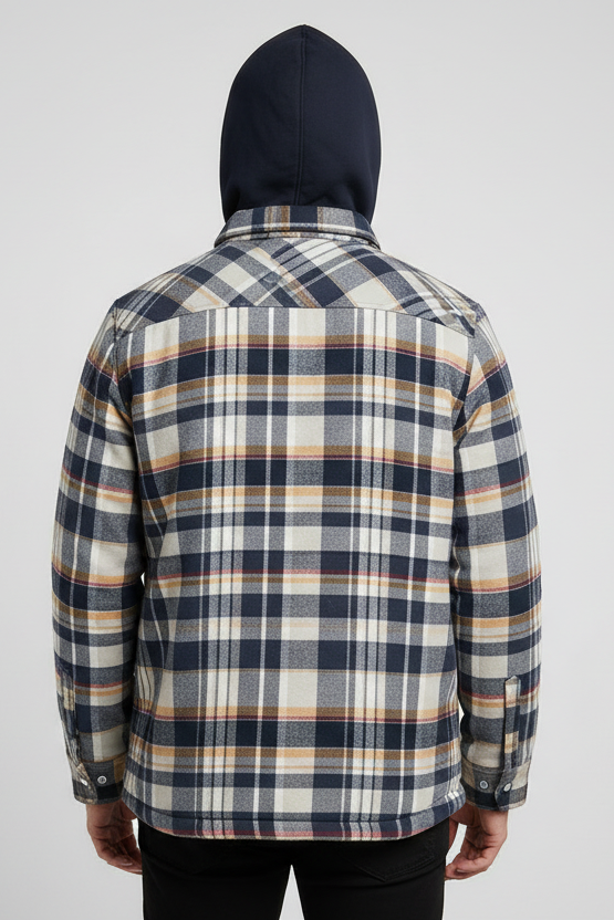 Zatoka – ciepły męski płaszcz z mieszanki najwyższej jakości wełny