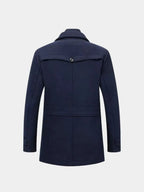 Arystokratyczny wełniany płaszcz - Viretti 6