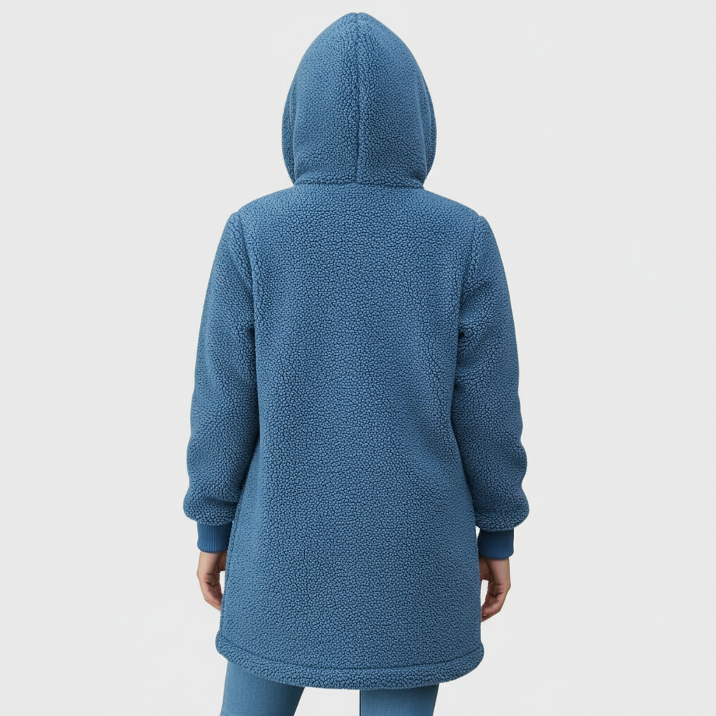 SOLENE - Ciepła damska kurtka polarowa Teddy