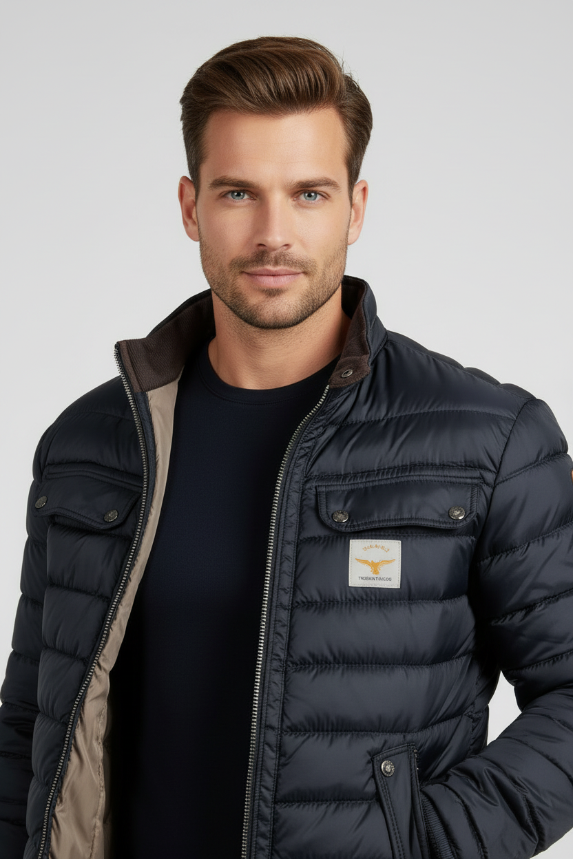 Viktor – męska kurtka pikowana Stylowe ciepło na co dzień