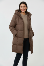 NUVEE - Kurtka pikowana z kapturem