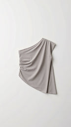 Damen-Top mit einem Träger aus luxuriösem Stretchmaterial 5