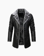 Elegancka kurtka skórzana premium - Viretti 0