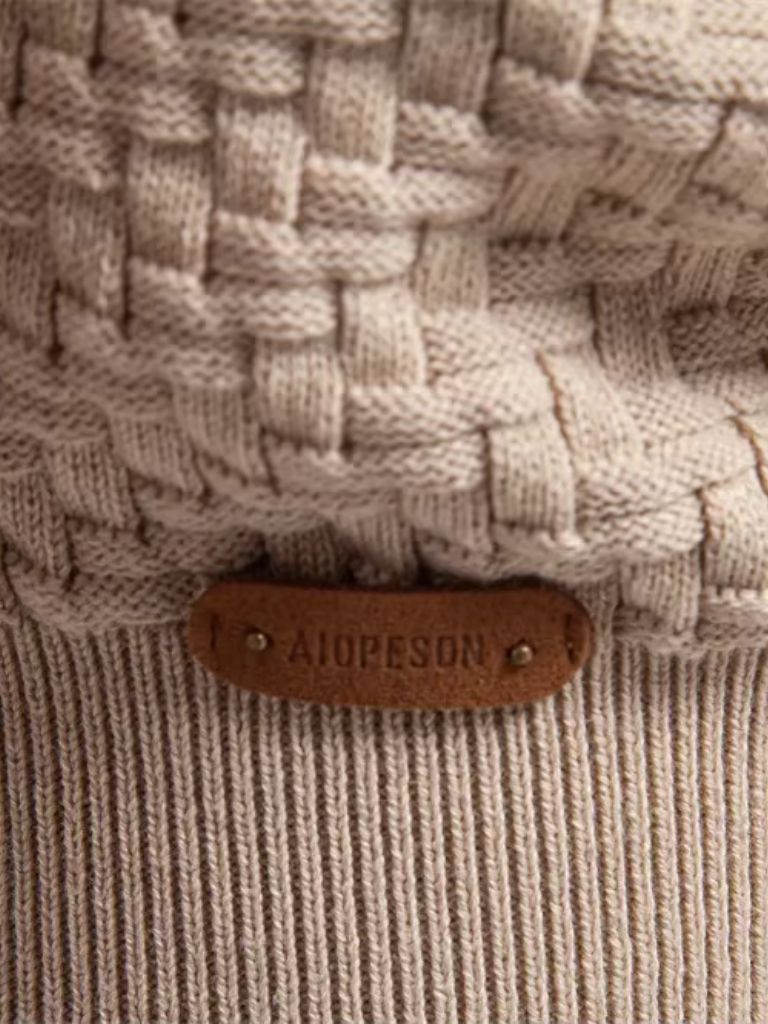 Kardigan z dzianiny w serek - Viretti 4