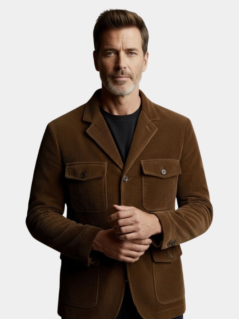 Męska codzienna kurtka jesienna – Viretti 3