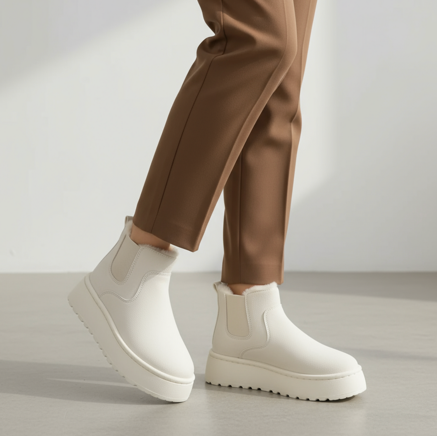 Przytulne zamszowe buty 2