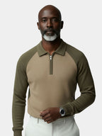 Raglanowy sweter z zamkiem błyskawicznym – Viretti 1