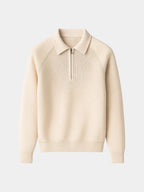 Raglanowy sweter z zamkiem błyskawicznym – Viretti 10