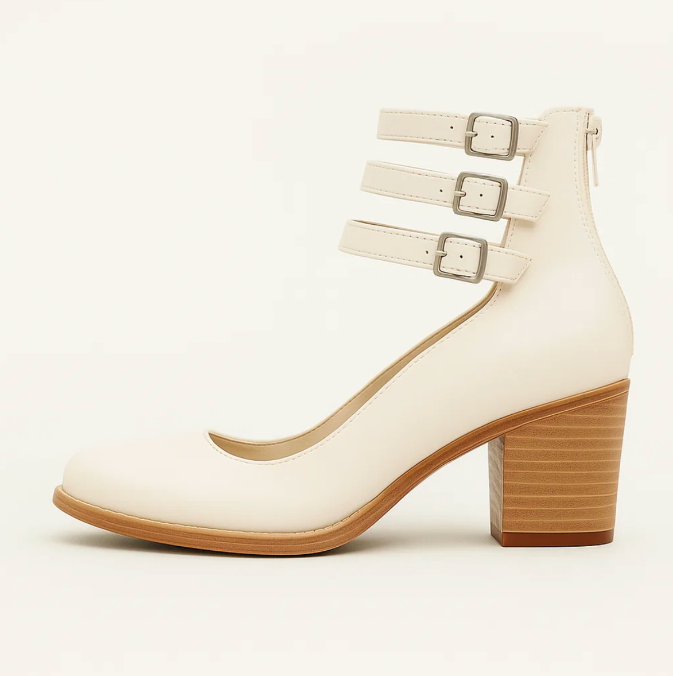 Skórzane szpilki Vintage Elegance 6