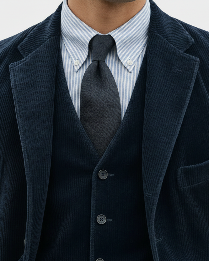 Maximilian - Herren Garnitur 2-częściowy: Marynarka i Kamizelka