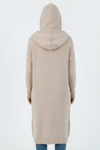 ORINA – Elegancki długi dzianinowy kardigan