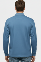 Astos - Klasyczna koszulka polo z długim rękawem