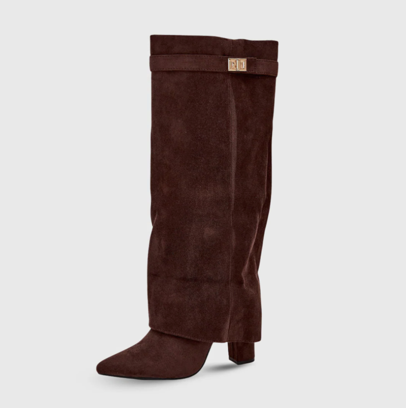 Wysokie zamszowe buty 4