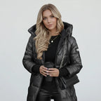 Lilia - Płaszcz zimowy z kapturem